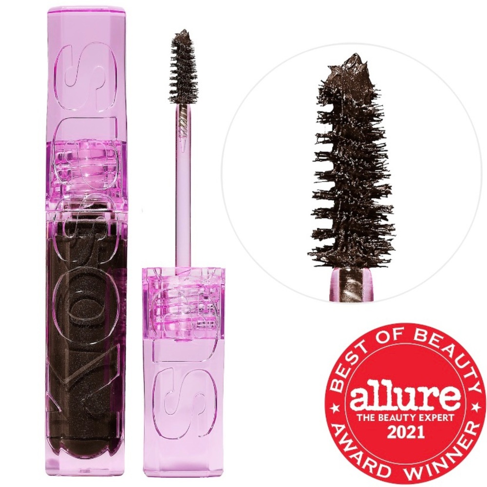 NIB Kosas Air Brow Tinted Volumizing Treatment Gel in Brown Black